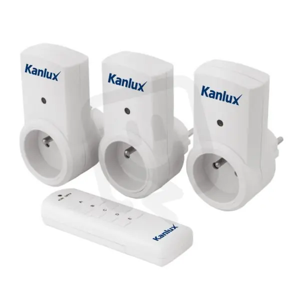 Zásuvky na dálkové ovládání APO TM-3 07980 Kanlux Top Prodej