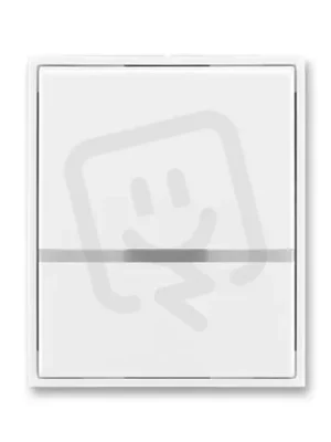 Originální Kryt spínače ABB ELEMENT/TIME jednoduchý s průzorem bílá/bílá 3558E-A00653 03