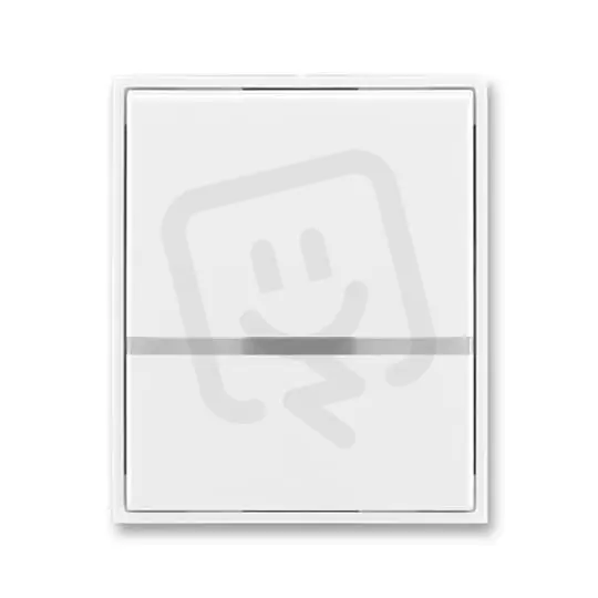 Originální Kryt spínače ABB ELEMENT/TIME jednoduchý s průzorem bílá/bílá 3558E-A00653 03
