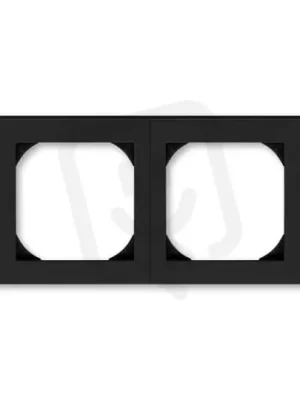 Dvojrámeček ABB LEVIT M s otvorem 55x55 onyx/kouřová černá 3901H-A05520 63 Cenově Výhodný
