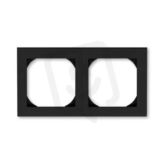 Dvojrámeček ABB LEVIT M s otvorem 55x55 onyx/kouřová černá 3901H-A05520 63 Cenově Výhodný