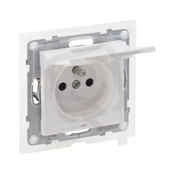 SUNO BÍLÁ ZÁSUVKA 2P+T S CLONKAMI A V KRYTÍ IP44 LEGRAND 721186 Top Prodej