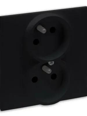 NILOÉ STEP ZÁSUVKA 2x2P+T S CLONKAMI ČERNÁ LEGRAND 863527 Levný