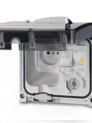 Nástěnná zásuvka SCAME OMNIA s blokováním a vypínačem 2P+E,16A, 250V, IP56 Cenový Hit