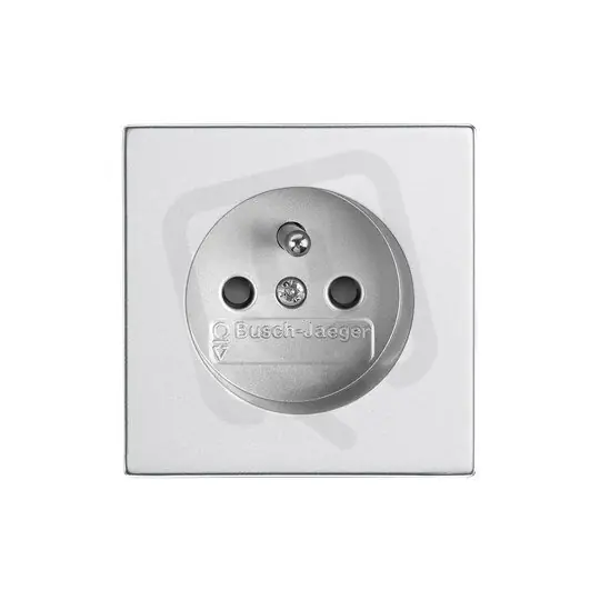 Cenová Bomba Zásuvka ABB FUTURE LINEAR s ochr. kolíkem, hliníková stříbrná 6619B-A0635783