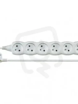 Koupit Online Prodlužovací kabel 3 m 6 zásuvek bílý PVC 1mm2 EMOS P0613