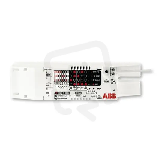 ABB Přístroj Rf 3299-23338 Přijímač RF dvojkanálový,spínací,vestavný,868 MHz Sezónní Sleva