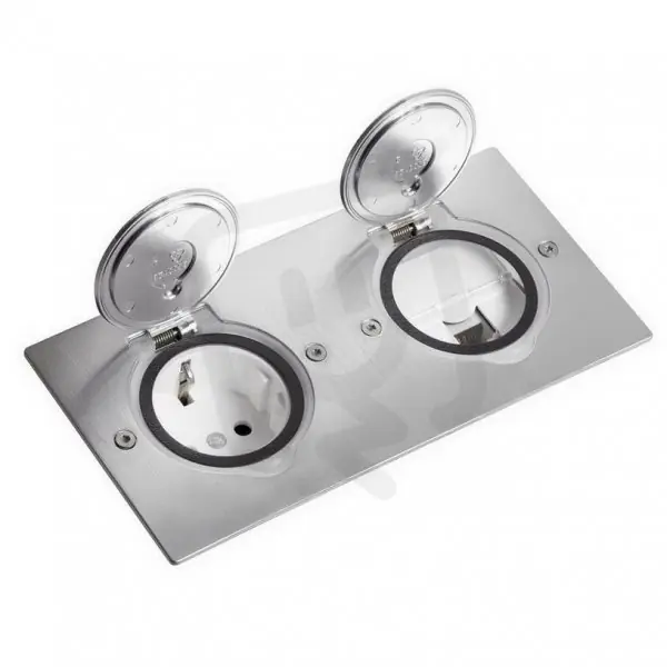 PLATINUM PODLAHOVÁ KRABICE IP44 2X2MODULOVÝ NEREZ ČTVER LEGRAND 089702 Cenově Výhodný