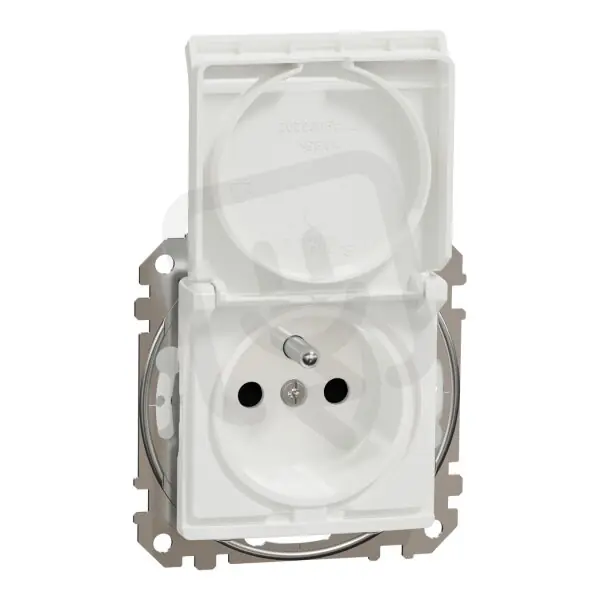 Sedna D/E Zásuvka 230V 16A IP44 šroubová, Bílá SCHNEIDER SDD211013 Poslední Šance