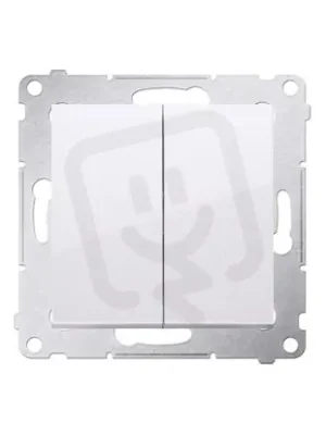 Přepínač dvojitý křížový, řazení 7, 10AX, 250V~, bílá DW7/2.01/X/11 Top Prodej