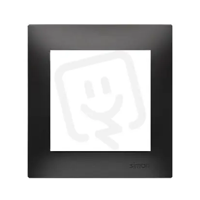 Super Cena Rámeček 1-násobný Simon 54 Premium, IP20/IP44, černá matná KONTAKT SIMON DR1/49
