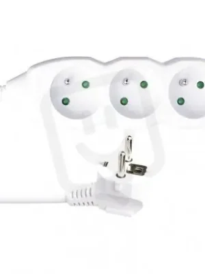 Prodlužovací kabel 10 m 3 zásuvky bílý PVC 1,5mm2 EMOS P0310R Ihned K Objednání