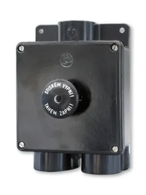 Trojpólový spínač stiskací 25 A 400 V IP55 nástěnný černá ABB 35363-81 Bezpečná Platba
