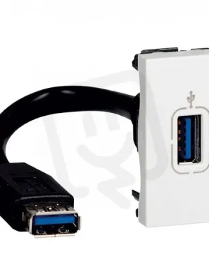 Jen Po Omezenou Doba MOSAIC PŘEDKONEKTOROVANÁ ZÁSUVKA USB 3.0 1M LEGRAND 078746