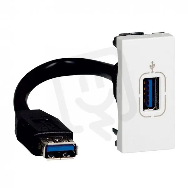 Jen Po Omezenou Doba MOSAIC PŘEDKONEKTOROVANÁ ZÁSUVKA USB 3.0 1M LEGRAND 078746