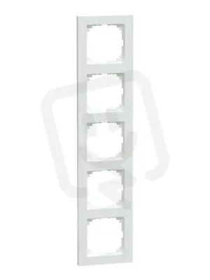Rámeček Merten M-Pure, pětinásobný, active white, lesklý plast MEG4050-3625 Rychlé Dodání