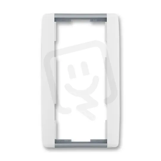 Dvojrámeček ABB ELEMENT svislý bílá/ledová šedá 3901E-A00121 04 Aktuální