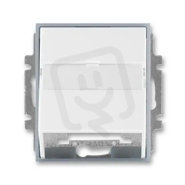 Kryt komunikační zásuvky ABB ELEMENT bílá/ledová šedá 5014E-A00100 04 Výprodej