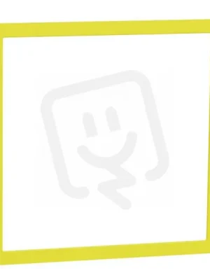 Novinka Dekorativní rámeček NOVÁ UNICA STUDIO OUTLINE Yellow SCHNEIDER NU230001