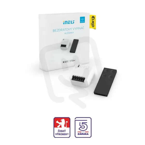 Speciální Cena 1x RFSAI-11B-SL+ RF KEY-40/B Bezdrátový vypínač/WSK-14-B ELKO EP 8595188184588