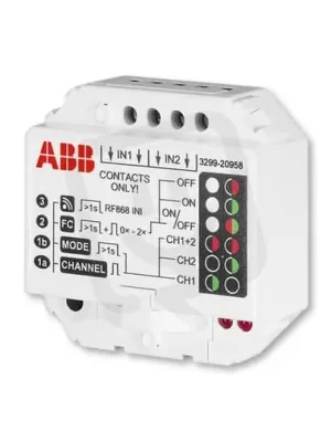 ABB Přístroj Rf 3299-20958 Modul vysílače stavu kontaktů RF,vestavný,868 MHz Odeslání Ihned