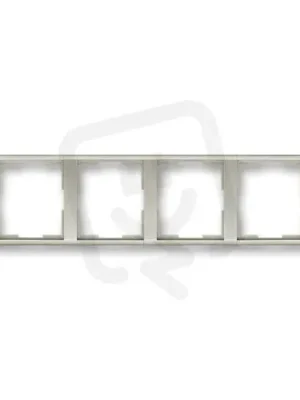 Čtyřrámeček ABB TIME vodorovný starostříbrná 3901F-A00140 32 Super Cena