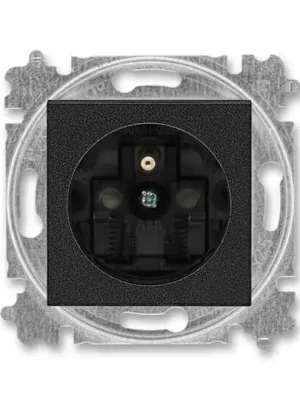 Poslední Šance Kryt zásuvky ABB LEVIT M (5519H-A02357 63) onyx/kouřová černá ND5519H-A2351 63
