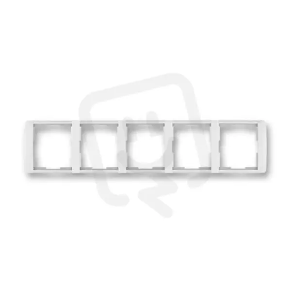 Pětirámeček ABB ELEMENT vodorovný bílá/ledová bílá 3901E-A00150 01 Víkendová Akce