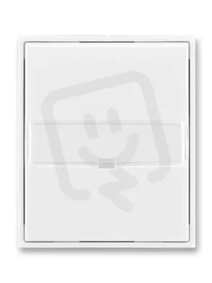 Cenově Výhodný Kryt spínače ABB ELEMENT/TIME s popisovým polem bílá/bílá 3558E-A00610 03