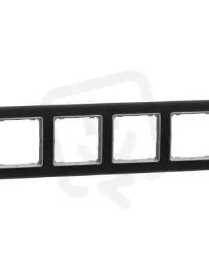 Bezpečná Platba Sedna D/E Rámeček čtyřnásobný, Kouřové Sklo SCHNEIDER SDD362804
