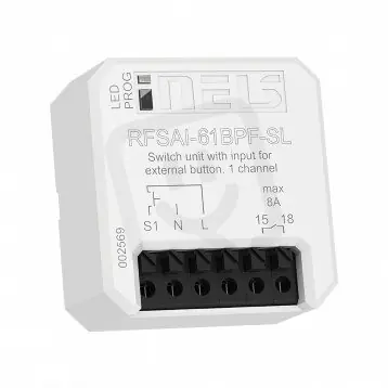 Spínací prvek s bezpotencionálním výstupem -1 kan. RFSAI-61BPF-SL ELKO EP Sezónní Sleva
