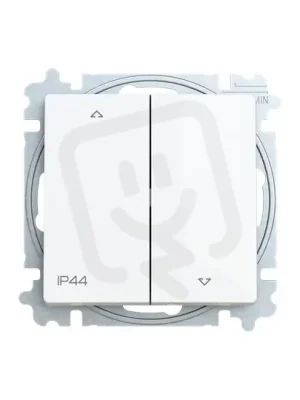 ABB Zoni Ovládač žaluziový s krytem řazení 1/0+1/0 IP44 bílá 3559T-A88940 500 Víkendová Akce