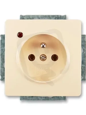 Zásuvka ABB SWING s ochranou před přepětím krémová 5598G-A02349 C1 Rychlé Dodání
