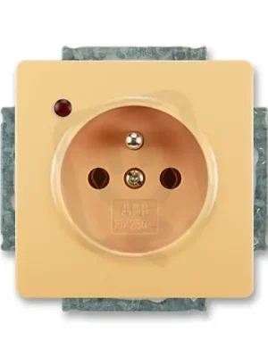 Zásuvka ABB SWING s ochranou před přepětím béžová 5598G-A02349 D1 Oblíbený