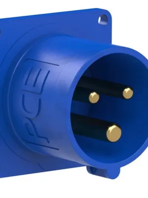 přívodka vestavná 3P, 16A/230V, 6h, IP44, přímá, příruba 56x56mm PCE 613-6f3 Originální