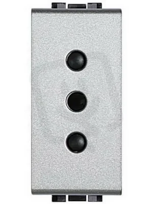 Ověřený BTICINO LIVINGLIGHT ZÁSUVKA 2P+T 10A ITALSKÝ STANDARD 1MODULOVÁ TECH NT4113