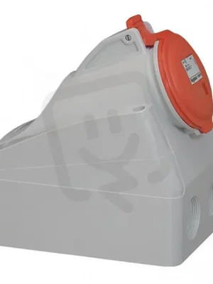 Sezónní Sleva P17 TEMPRA PRO IP44 NÁSTĚNNÁ PRŮMYSLOVÁ ZÁSUVKA (5/25) 400V 4K 16A 3P+E ČERVENÁ