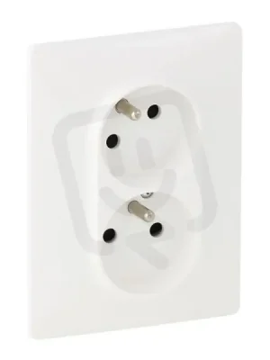 Horká Nabídka Legrand S753186 VALL BÍLÁ Zásuvka2X2P+T CL.AS.PO