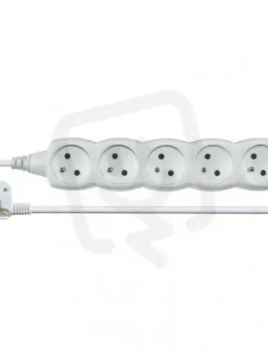 Originální Prodlužovací kabel 7 m 5 zásuvek bílý PVC 1mm2 EMOS P0517