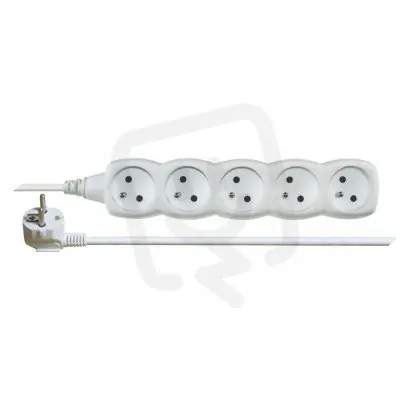 Originální Prodlužovací kabel 7 m 5 zásuvek bílý PVC 1mm2 EMOS P0517