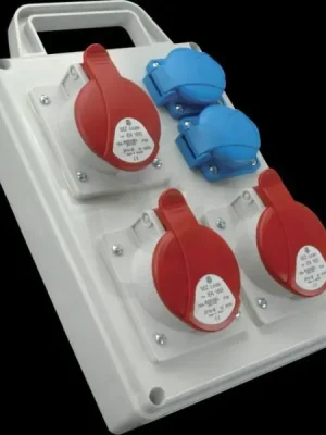 Časově Omezené SEZ-CZ ROS 1603 D Zás. roz., 3 x IE 1653, 2x230V s držadlem IP44