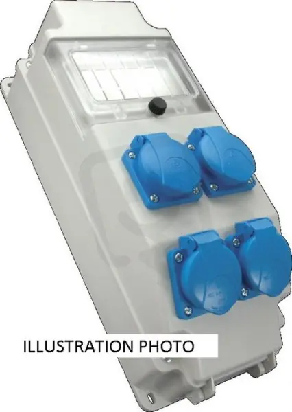 SEZ-CZ ROS-11/FI-01 Z.r.4xIE 3253- jištěná + chránič IP54 Must-Have
