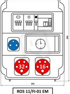 Top Prodej SEZ-CZ ROS11/FI-01EM Z.r. s elektroměrem IP54