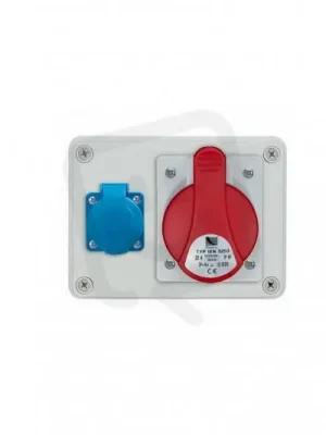 Malpro B.1206 Zásuvková skříň R-BOX 150 1x32A/4p, 1x230V, bez držáku bez jištění Nízká Cena