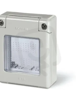 Čelní kryt zásuvky UNIBOX IP55 pro otvor 70x87mm SCAME 570.5052 Super Cena