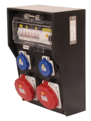Sezónní Sleva Zásuvková skříň RB20002000.1 /4020 RubberBOX IP65 jištěná s chráničem 40/4/003