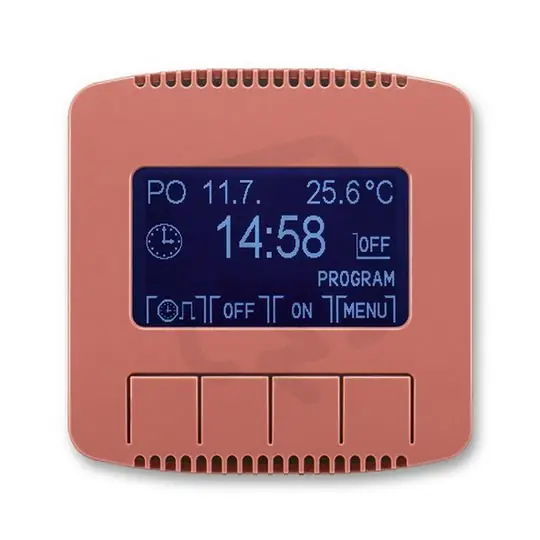Hodiny spínací programovatelné 3292A-A20301 R2 vřesová červená Tango ABB Bezpečná Platba