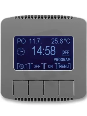 Hodiny spínací programovatelné 3292A-A20301 S2 kouřová šedá Tango ABB Cenový Hit
