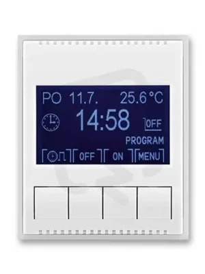 Cenový Hit Hodiny spínací programovatelné 3292E-A20301 01 bílá/ledová bílá Element Time ABB