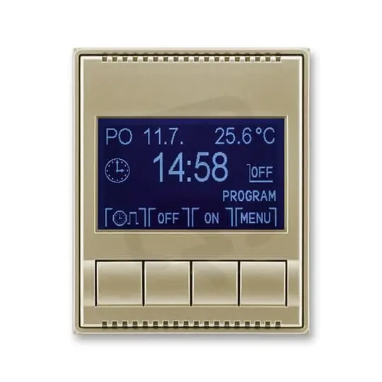 Ověřený Hodiny spínací programovatelné 3292E-A20301 33 šampaňská Time ABB
